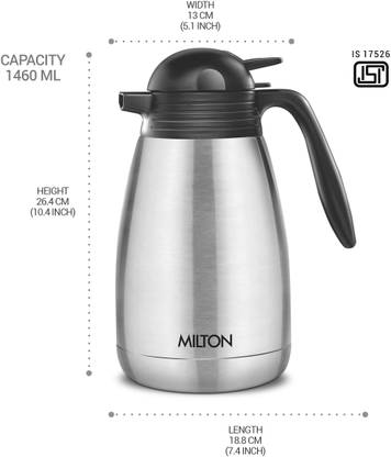 MILTON 1.5 L Steel Kettle Jug