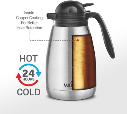 MILTON 1.5 L Steel Kettle Jug