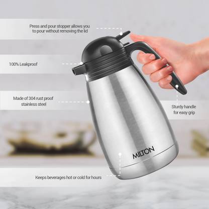 MILTON 1.5 L Steel Kettle Jug