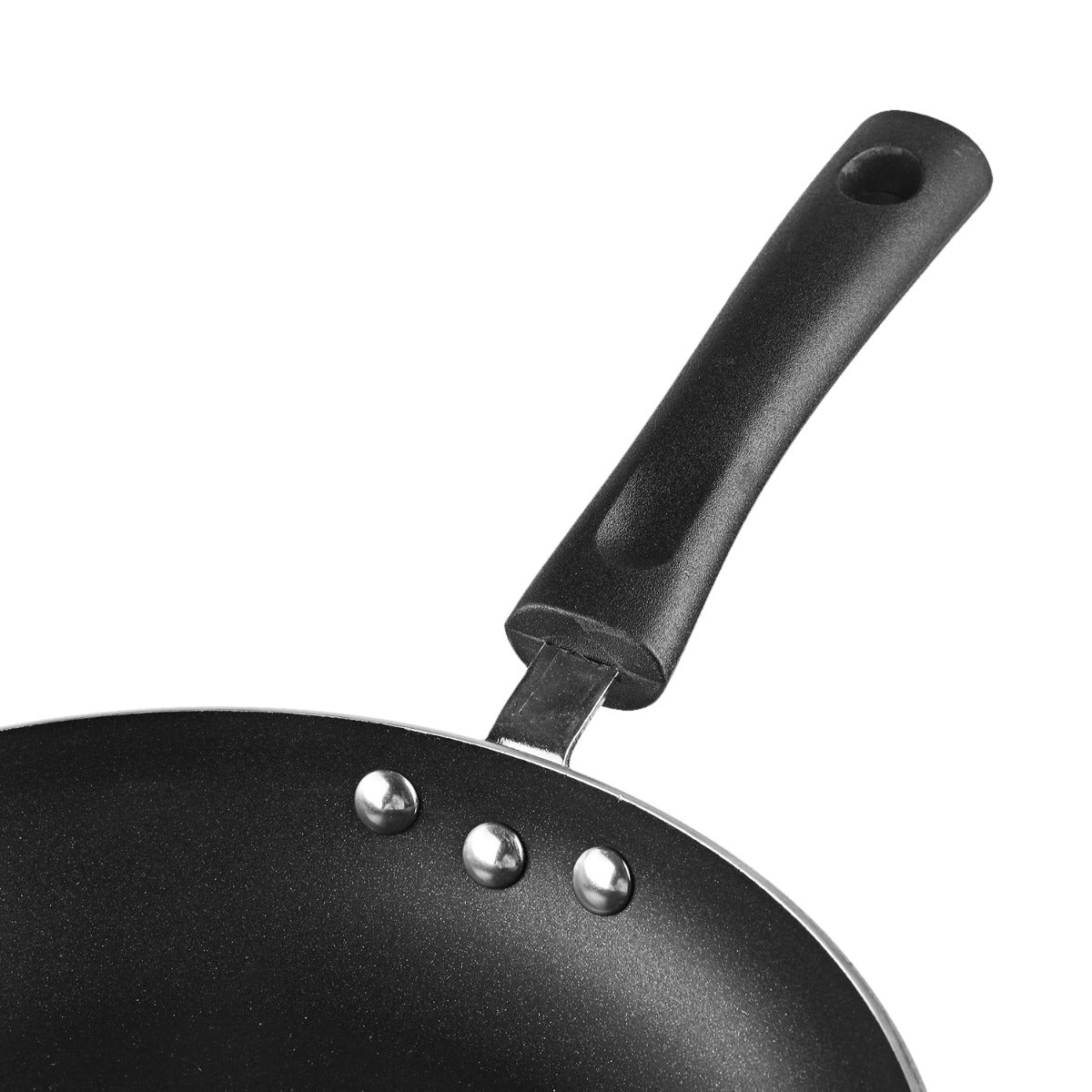 3 Pc Non Stick Cookware Set – Fry Pan, Tawa & Kadhai with Lid, Induction Friendly