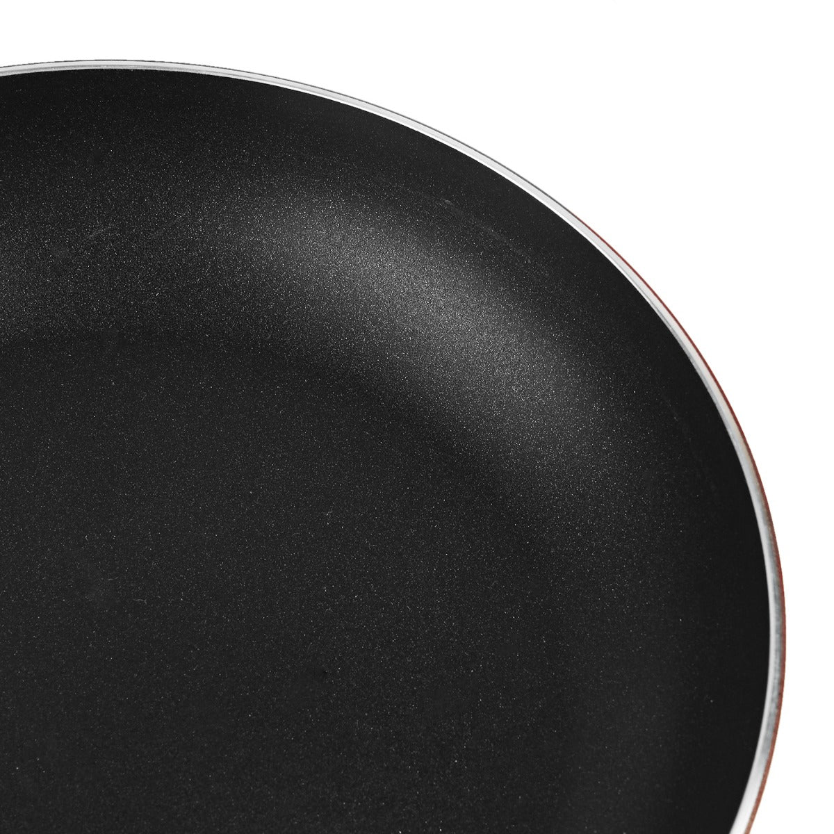 3 Pc Non Stick Cookware Set – Fry Pan, Tawa & Kadhai with Lid, Induction Friendly