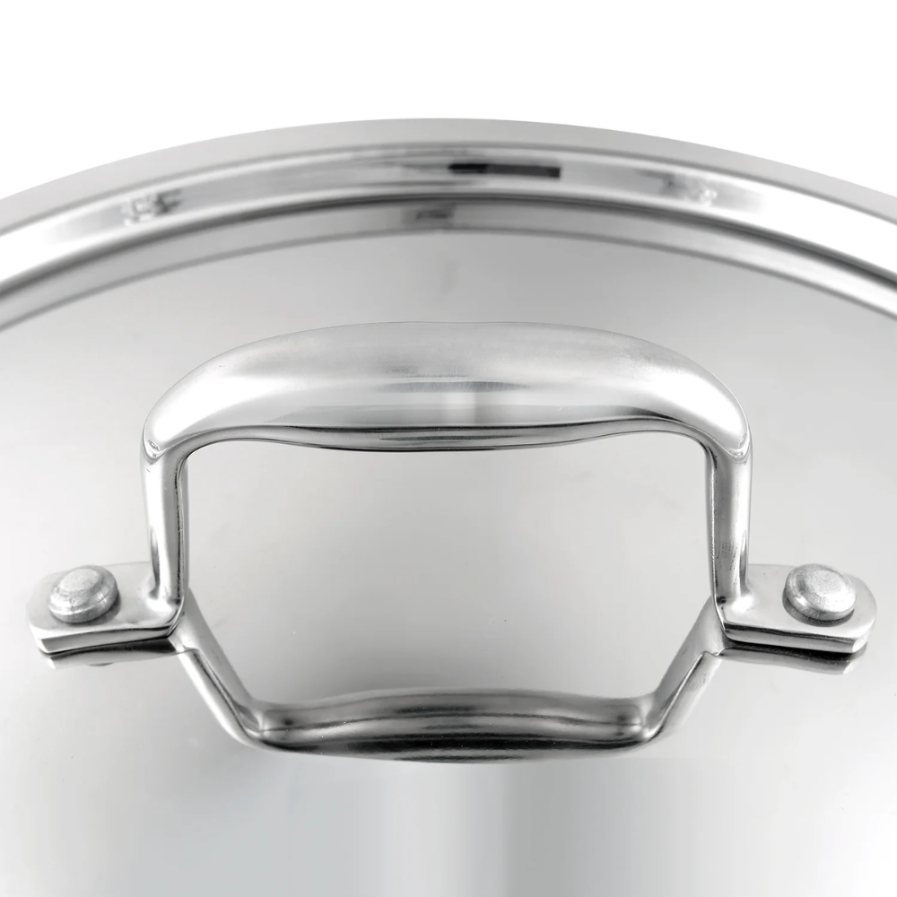 Elegant Stainless Steel Kadai with Lid – Perfect for Every Meal