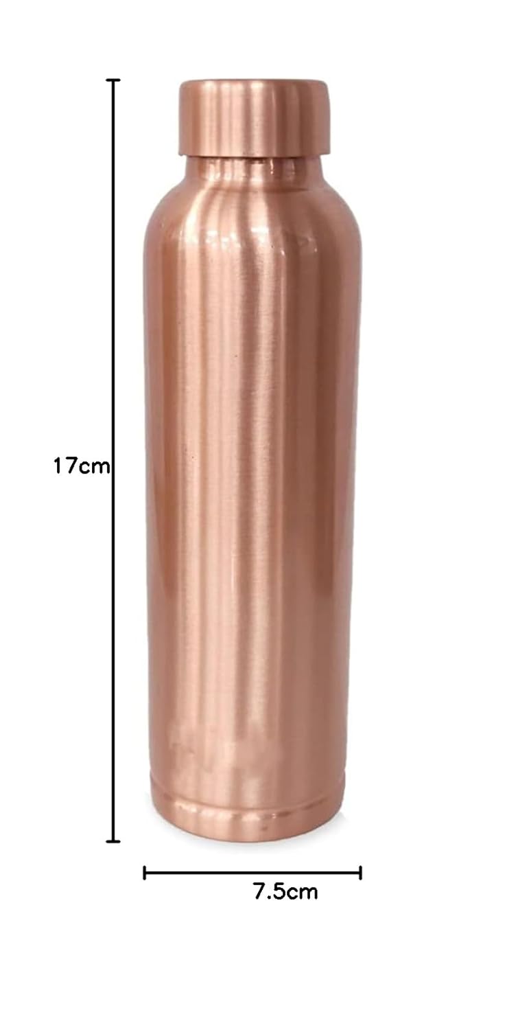 Pure Copper Water Bottle – 950 ml, Leakproof & Durable
