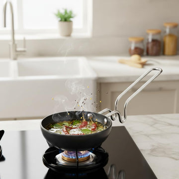 Patila Tadka Pan – Stainless Steel & Non-stick | Induction Base Tempering Pan for Indian Cooking