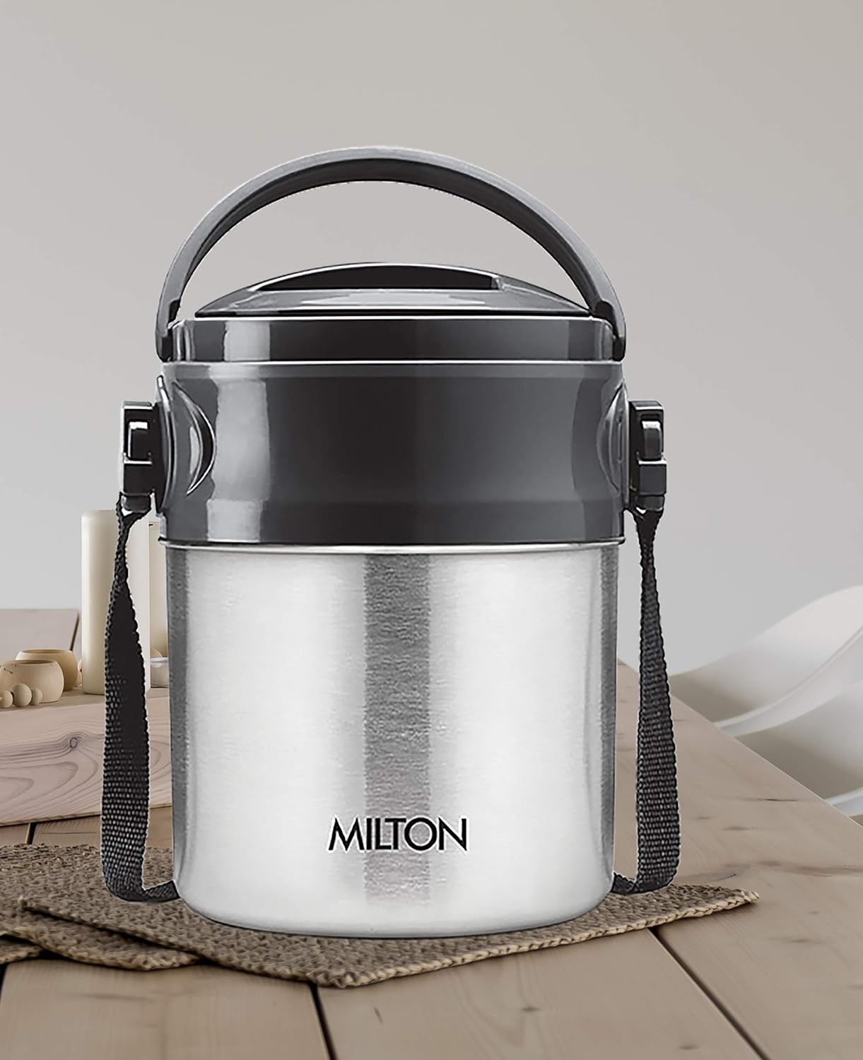 Milton Legend Insulated Tiffin Box – Stainless Steel, Durable Lunch Carrier