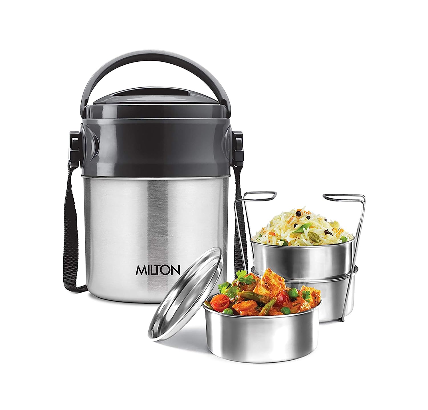 Milton Legend Insulated Tiffin Box – Stainless Steel, Durable Lunch Carrier