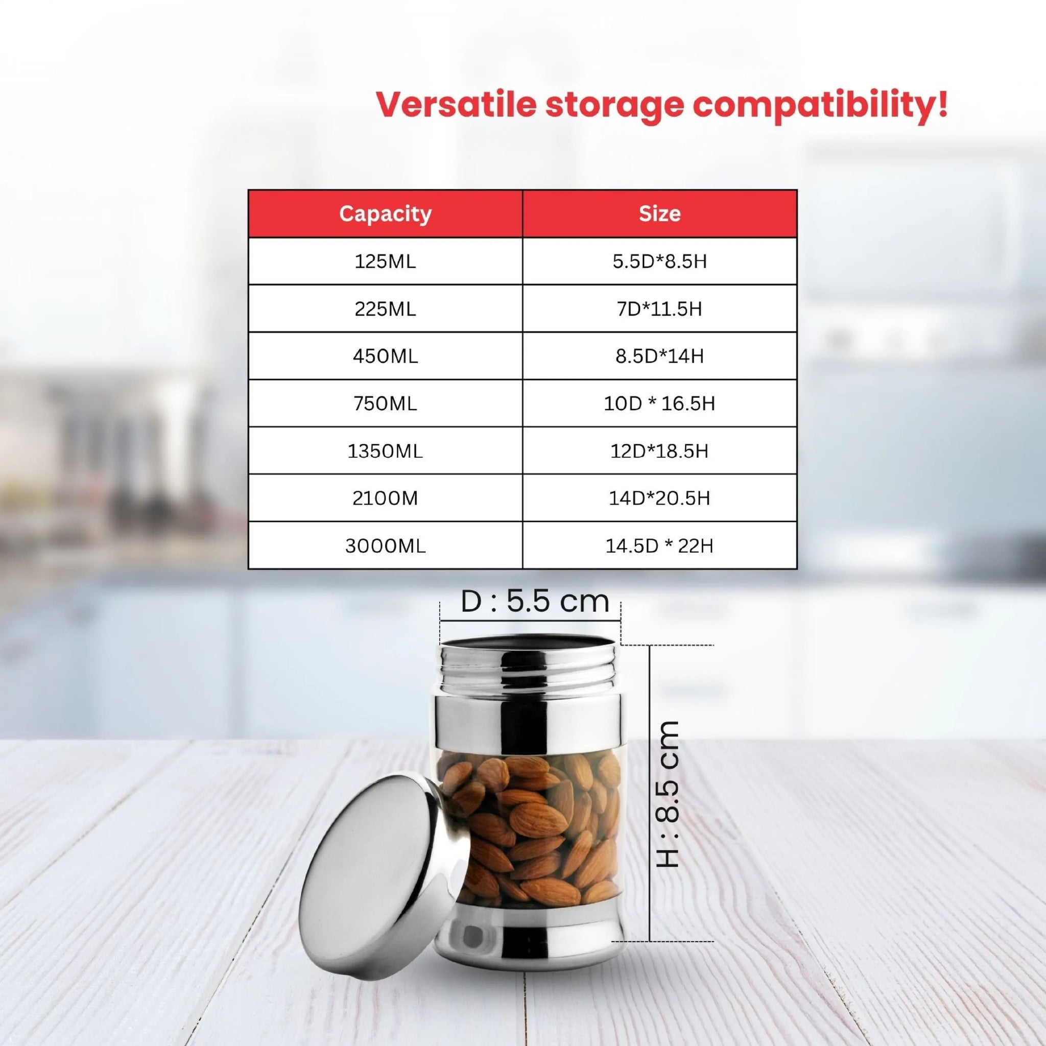 JVL Fusion Luxe Canister