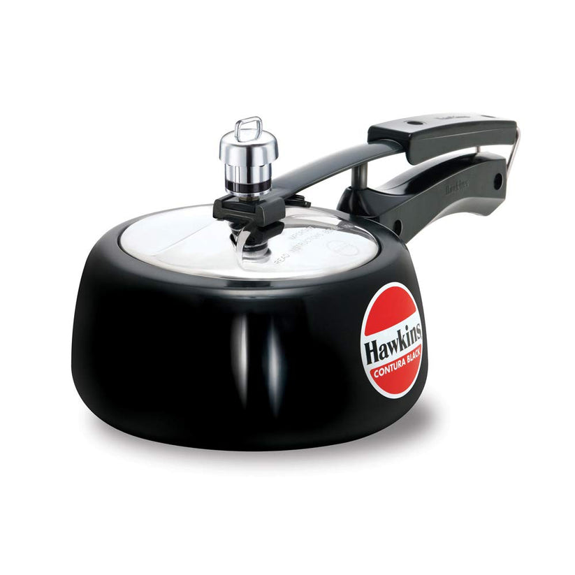 Hawkins Contura Hard Anodised Aluminium Pressure Cooker | Black
