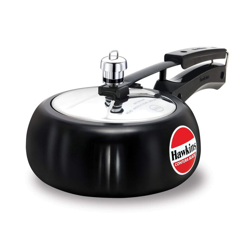 Hawkins Contura Hard Anodised Aluminium Pressure Cooker | Black