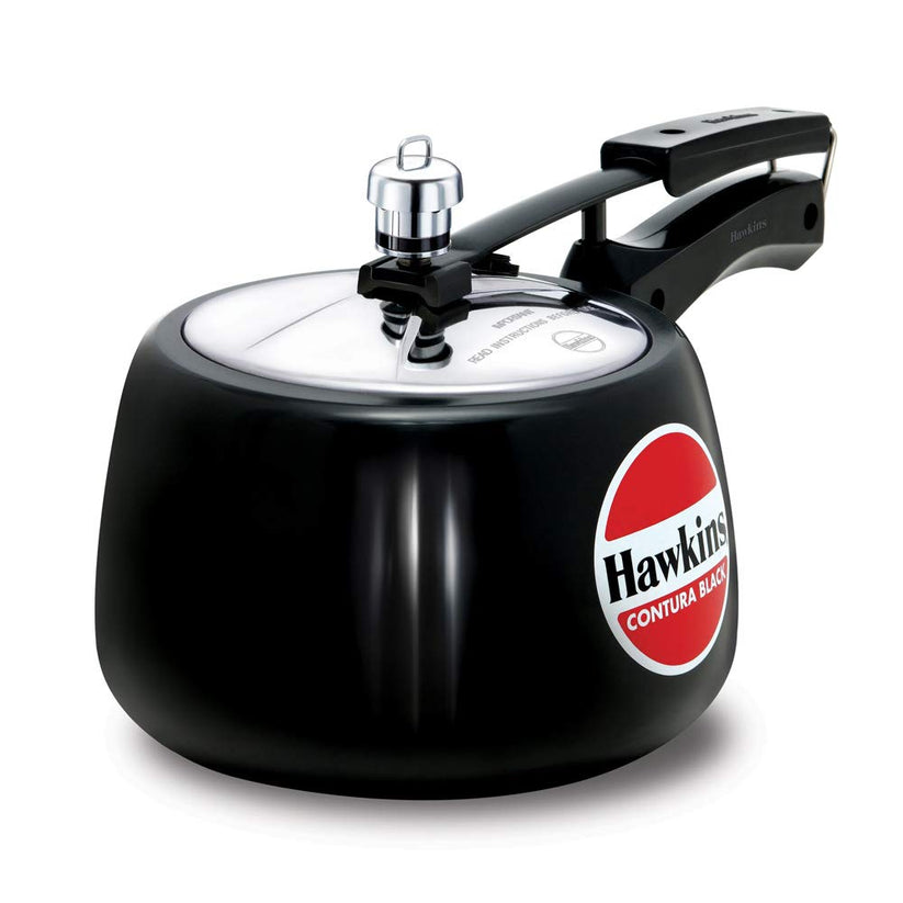 Hawkins Contura Hard Anodised Aluminium Pressure Cooker | Black
